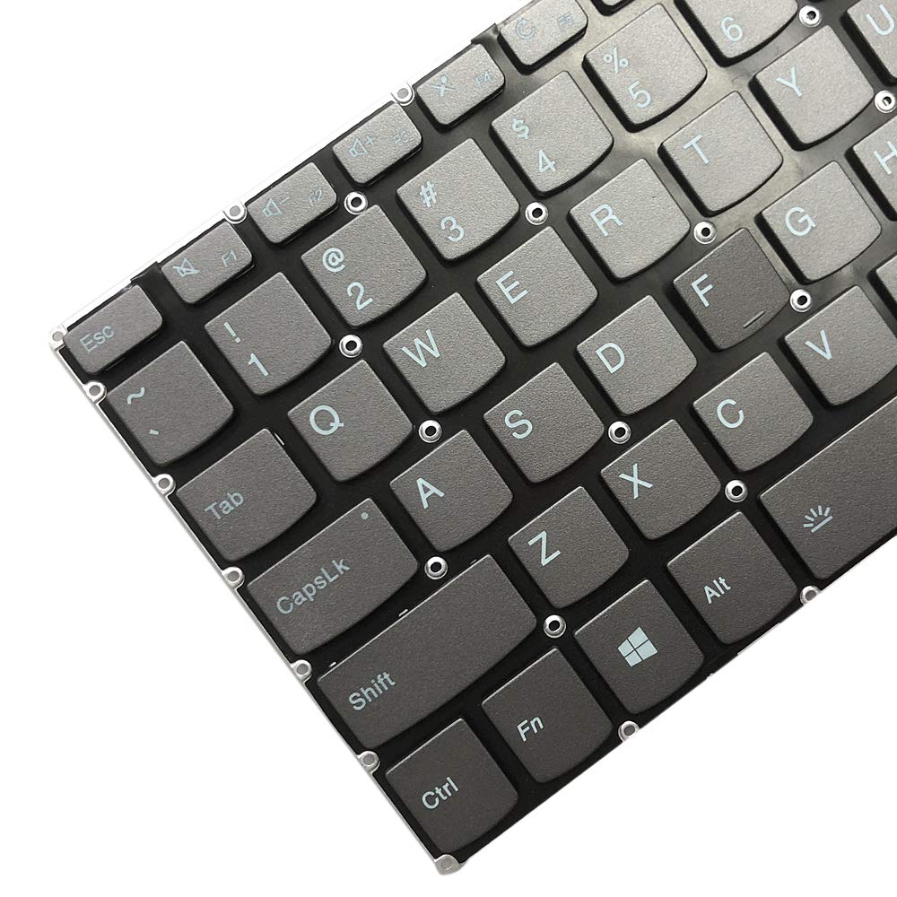 Zahara Laptop US Keyboard Backlight with Power Button Replacement for Lenovo IdeaPad L340-15 L340-15API L340-15IWL L340-17 L340-17API L340-17IWL