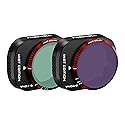 Freewell Variable ND (Mist Edition) VND1-5 Stop, VND6-9 Stop 2 Pack Run&Gun Camera Lens Filters Compatible with Mini 4 Pro
