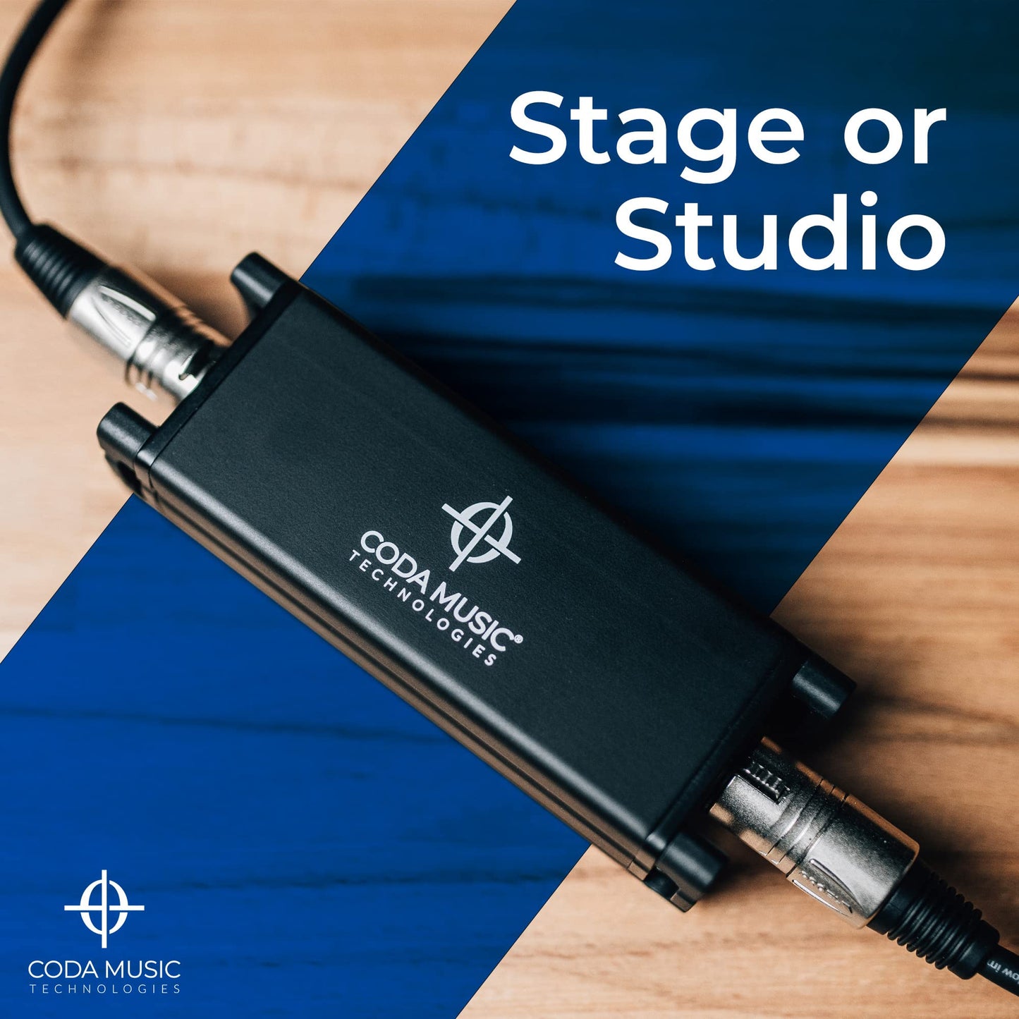 Coda MB-1 Microphone Preamp Mic Gain Booster - 48V Phantom Power, 25db Gain Ultra-Clean Dynamic Mic Preamplifier for Studio or Home Recording, Vocal
