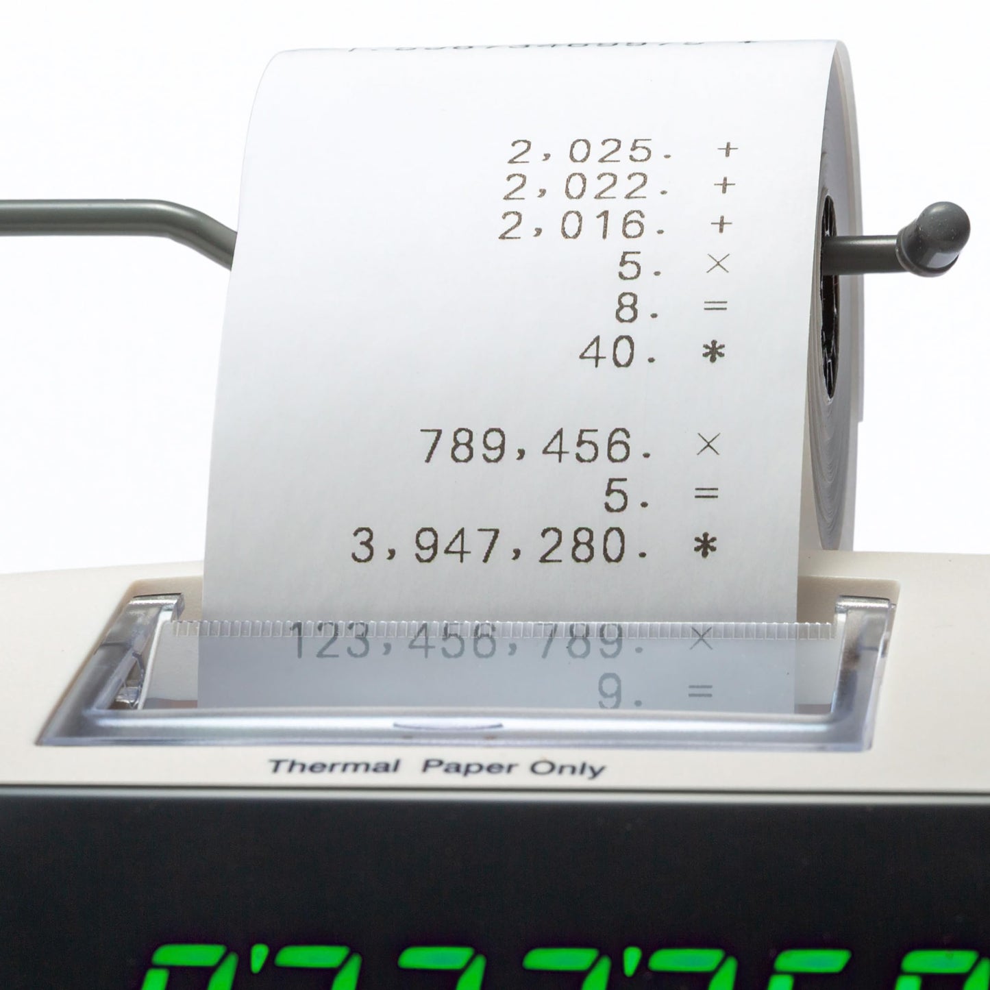 Victor 1226 Thermal Printing Calculator, 12-Digit Display, 8.0 LPS Printing Speed, Off-White