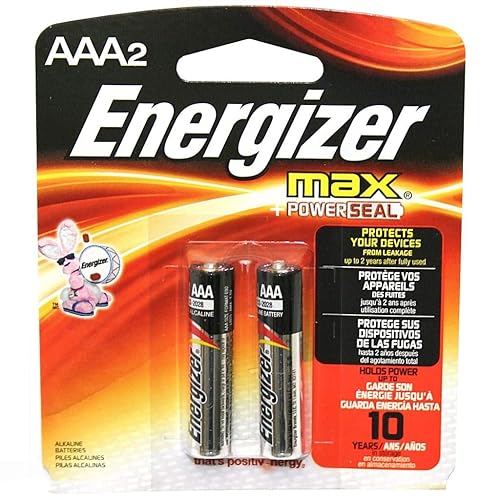 Energizer Max Alkaline Batteries AAA 2 Each