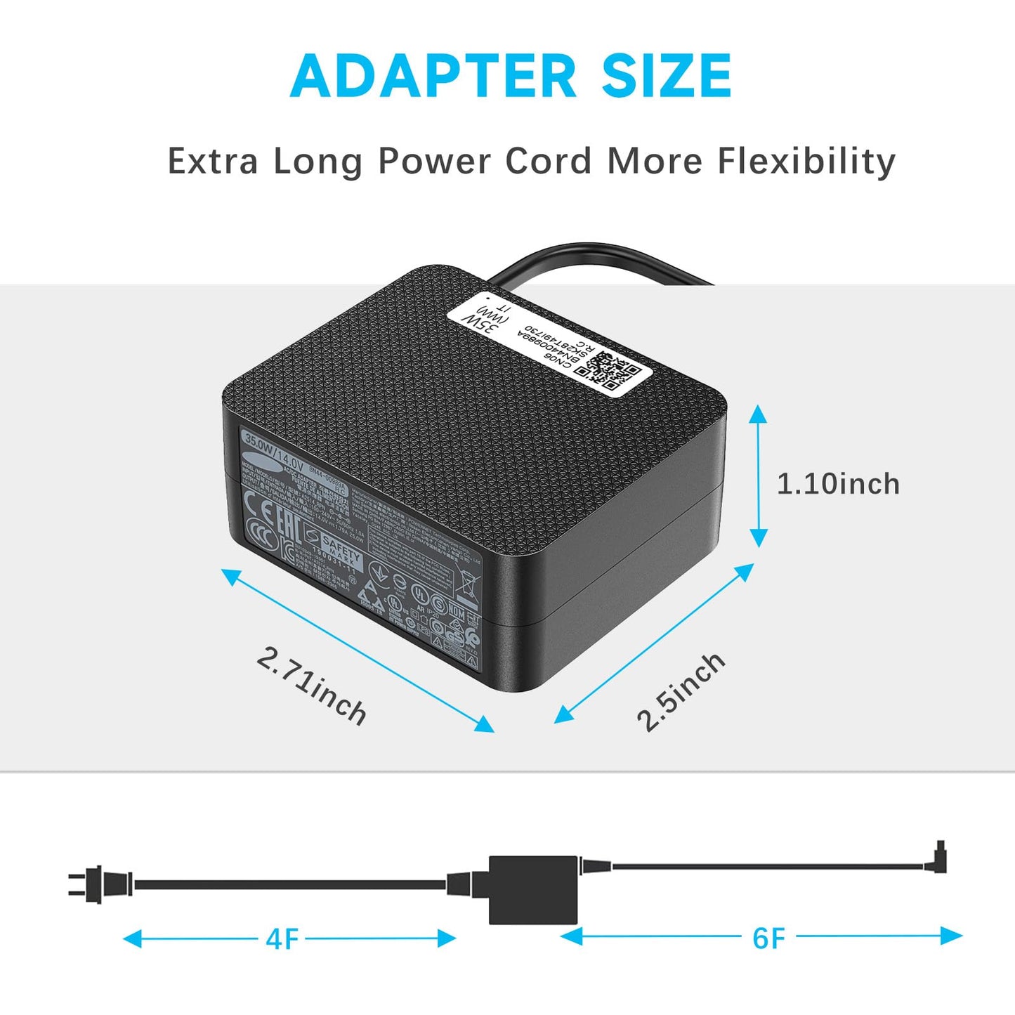 HHZ 35W Monitor Charger Compatible with Samsung A3514-RPN, AC Adapter 14V 2.5A BN44-00990A A SBBSSO8NUIXZA LS24AM506NNXZA LHI3QBRTMGCXZA…