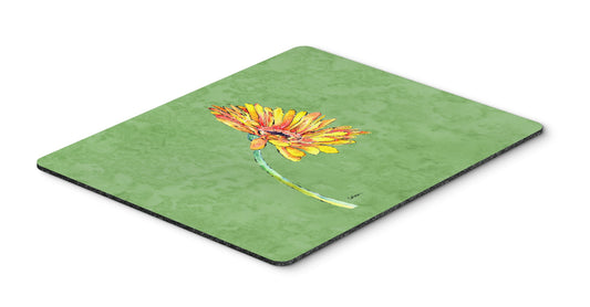 Caroline's Treasures 8854MP Gerber Daisy Orange Mouse Pad, Hot Pad or Trivet for Home Office Gaming Working Computers Laptop Mouse Mat,Washable Large