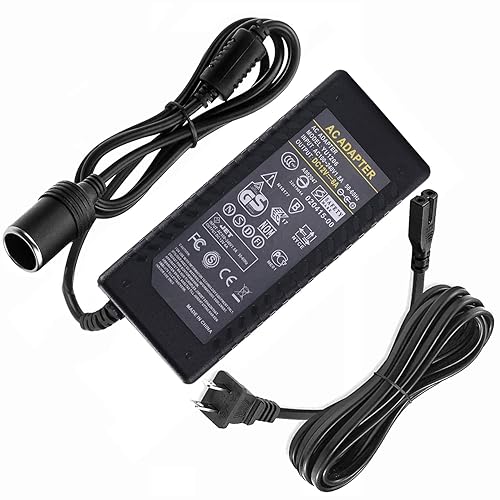 AC to DC Converter 100V-240V to 12V/6A 72W Cigarette Lighter Socket Power Supply Adapter Car Cigarette Lighter Socket for Car Cooler Warmer Air…