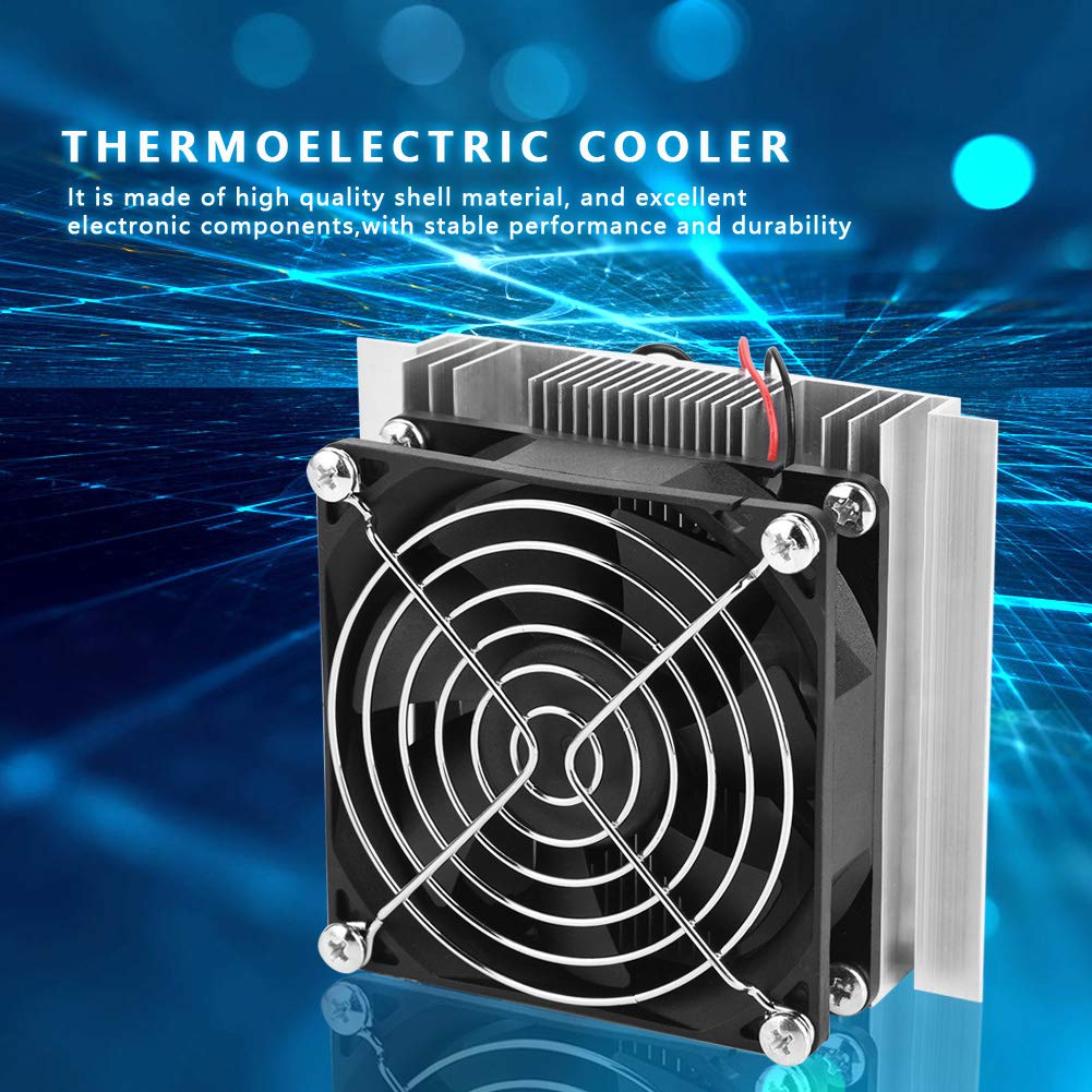 Semiconductor Refrigeration Thermoelectric Peltier Cold Plate Cooler with Fan for Making Small Fridge