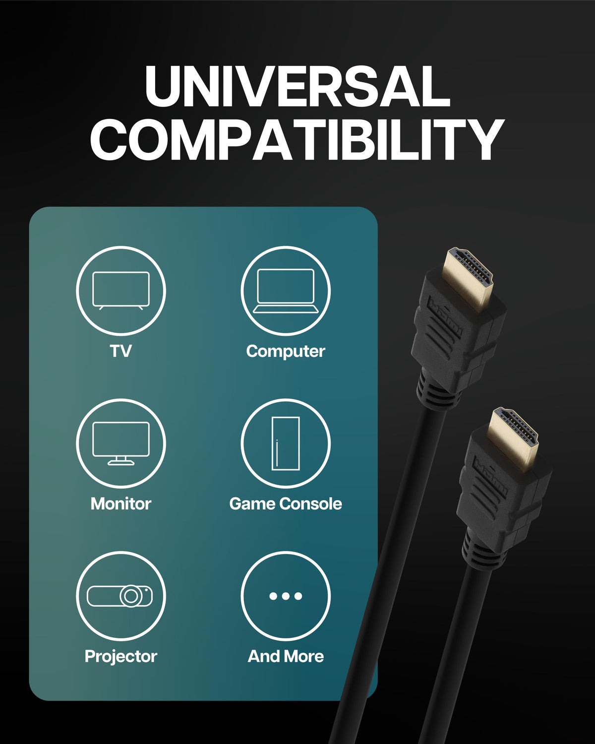 VisionTek HDMI 2.1 6 Foot Cable - Compatible with HDTV Formats, OS X, & Windows (M/M) (901463)