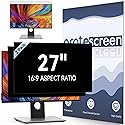 [2 Pack] Computer Privacy Screen 27 Inch for 16:9 Widescreen Monitor, Removable Eye Protection Anti Glare Blue Light Filter, Anti Scratch Computer