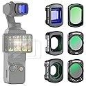 NEEWER 3 Pack ND Filter Set (Variable ND2-32, CPL, 1/4 Black Diffusion) & 0.75X Wide Angle Lens, 2X Macro Lens, 1.2X Blue Anamorphic Lens, Screen