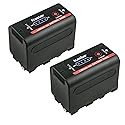Kastar NP-F780EXP Battery 2-Pack Replacement for Blackmagic Design Pocket Cinema Camera 6K Pro (Canon EF) Camera, Kinefinity KineKIT Edge Camera Cage