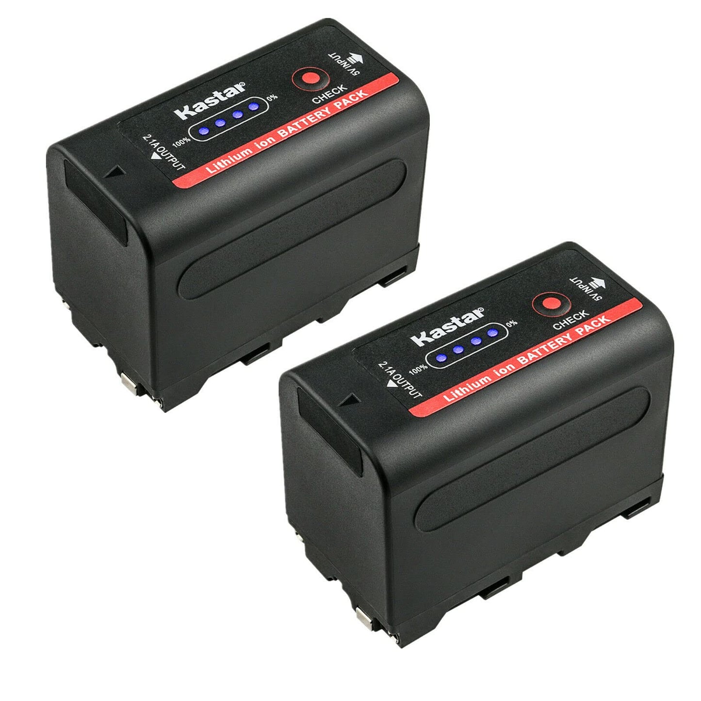 Kastar NP-F780EXP Battery 2-Pack Replacement for Blackmagic Design Pocket Cinema Camera 6K Pro (Canon EF) Camera, Kinefinity KineKIT Edge Camera Cage