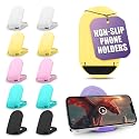 12 Pcs Cell Phone Stand for Desk - Stable Cell Phone Holder Bulk Pack, Adjustable Design with Silicone Pads, Fits 4-7.9" Devices - Cellphone Stand