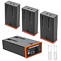 5000Mah 4-Pack battery replacement Compatible for Moultrie Edge, Edge 2, Edge Pro, Edge 2 Pro Trail Camera, Hunting Cameras Rechargeable Lithium-Ion