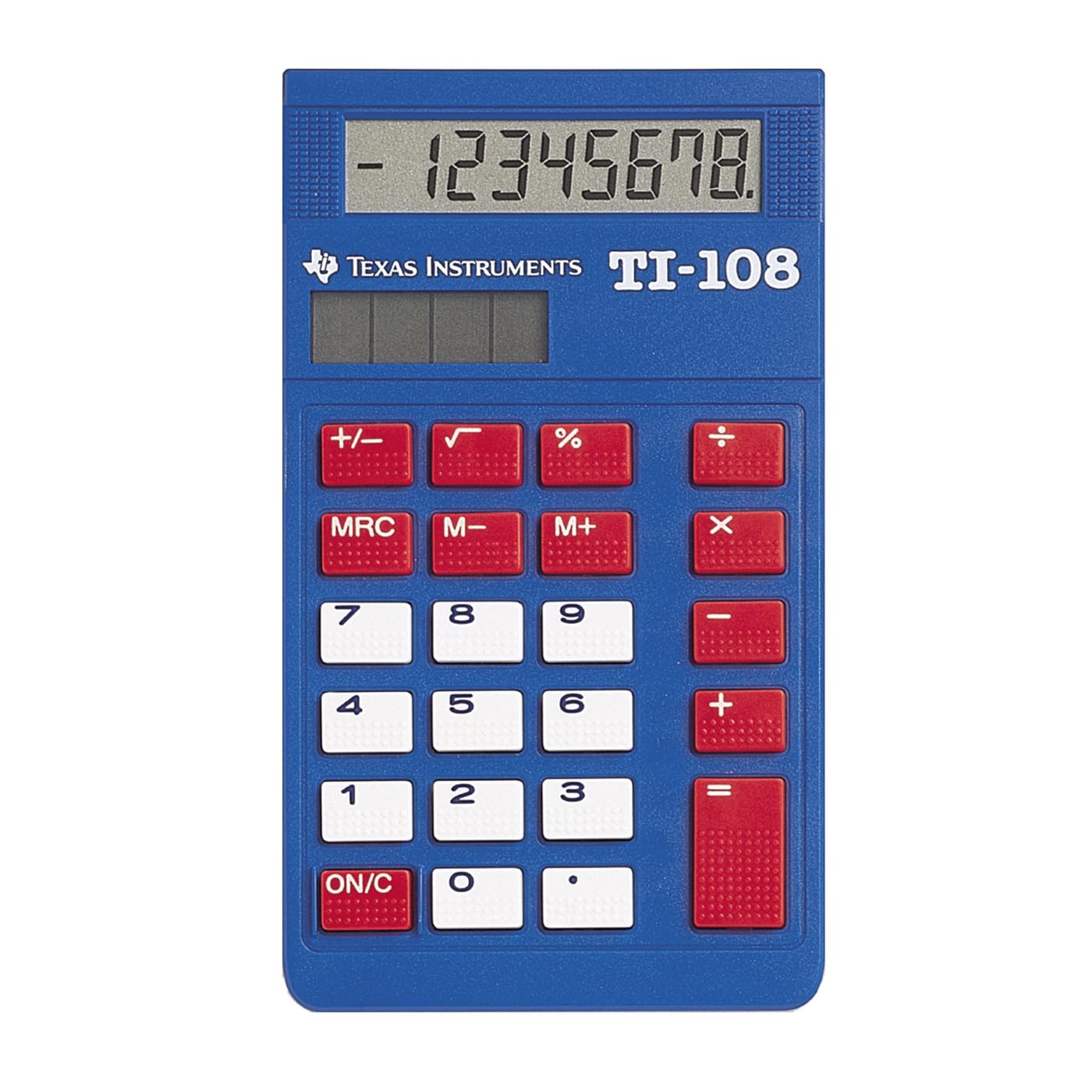 Texas Instruments TI-108 Solar Powered Calculator
