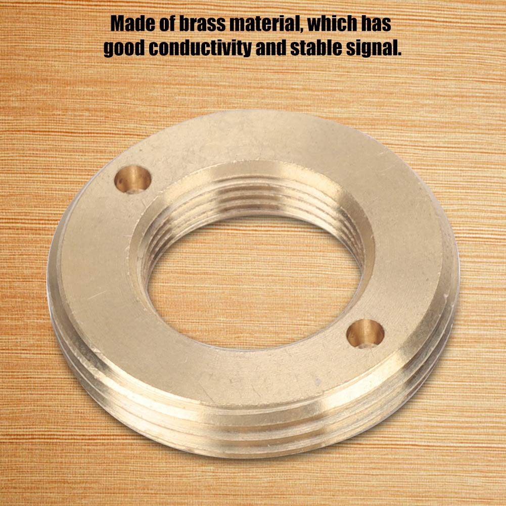 Radio NMO Mount Connector, Brass Wear SO239 Female for UHF/VHF Antennas Walkie-Talkie Accessories