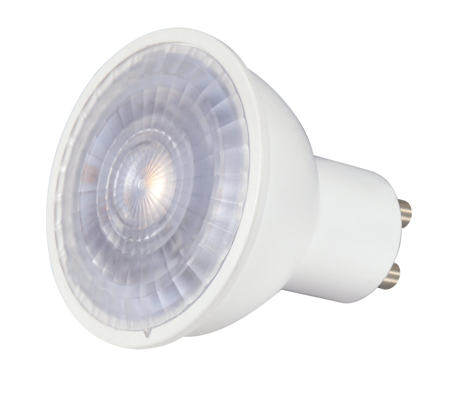 Satco S9382-6.5 Watt MR16 LED Reflector Light Bulb; 2700K Warm White; 500 Lumen; 40 Deg. Beam Angle; GU10 Bi-Pin Base; Dimmable, 120 Volt (6 Bulbs)