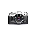 A-1 Case, BolinUS Handmade Genuine Real Leather Half Camera Case Bag Cover for Canon AE-1 A-1 (NO Handle) Camera with Hand Strap (Black)