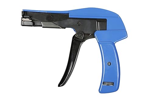 Industrial Zip Tie Gun Tension Fastening Tool 1 Motion Tie & Cut Off Cable Ties