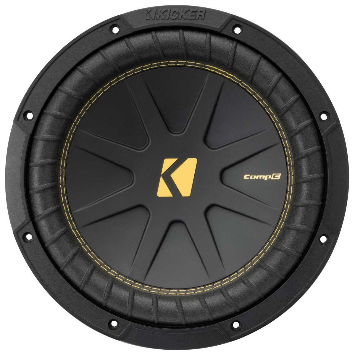 KICKER 50CWCD104 CompC 10" Subwoofer, Dual 4-Ohm