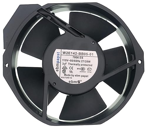 New Cooling fan for W2E142-BB05-01 7006ES,115V 27/28W 50/60Hz,17238 2-Pin Metal Fan Size:172X150X38mm.