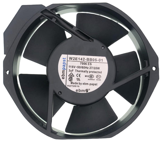 New Cooling fan for W2E142-BB05-01 7006ES,115V 27/28W 50/60Hz,17238 2-Pin Metal Fan Size:172X150X38mm.