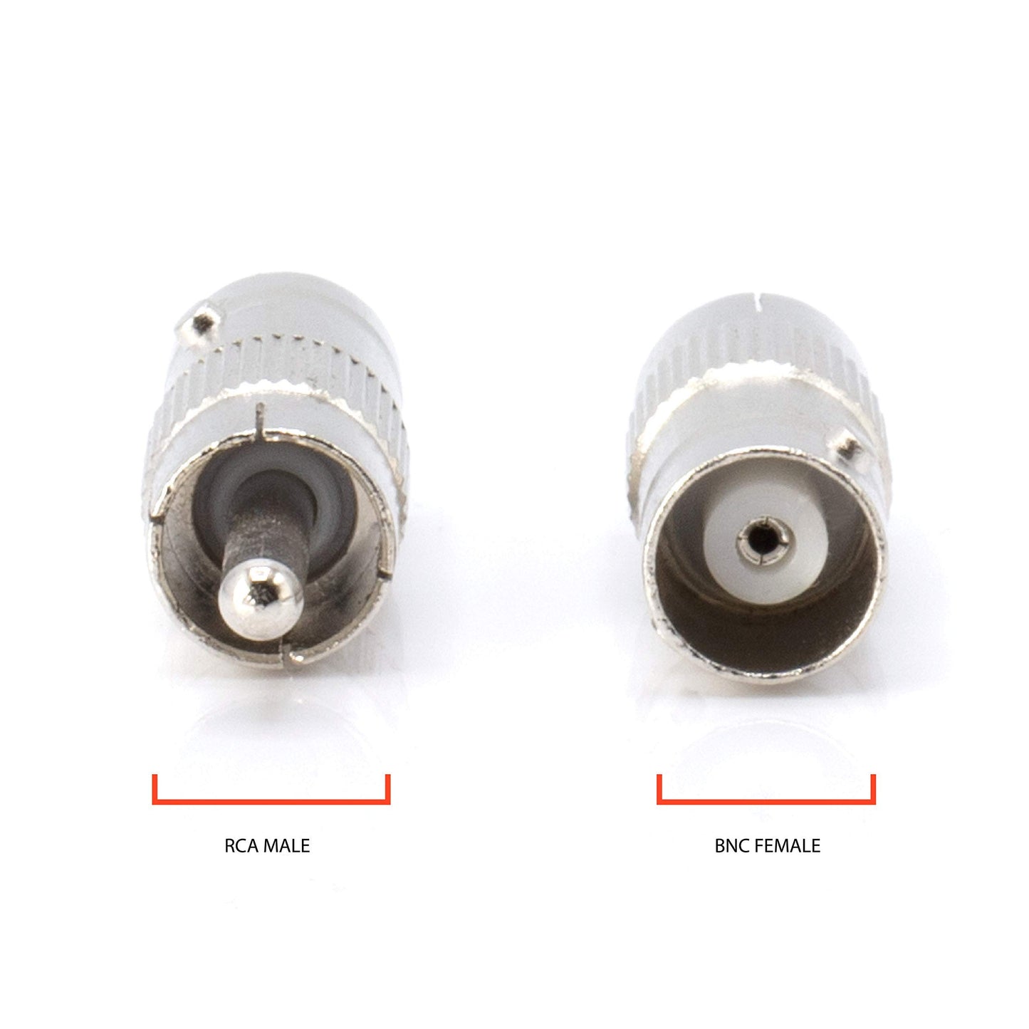THE CIMPLE CO - RCA and BNC Coaxial Adapter - BNC Female to RCA Male Connector, Adapter, Coupler, and Converter - for RG11, RG6, RG59, RG58, SDI, HD