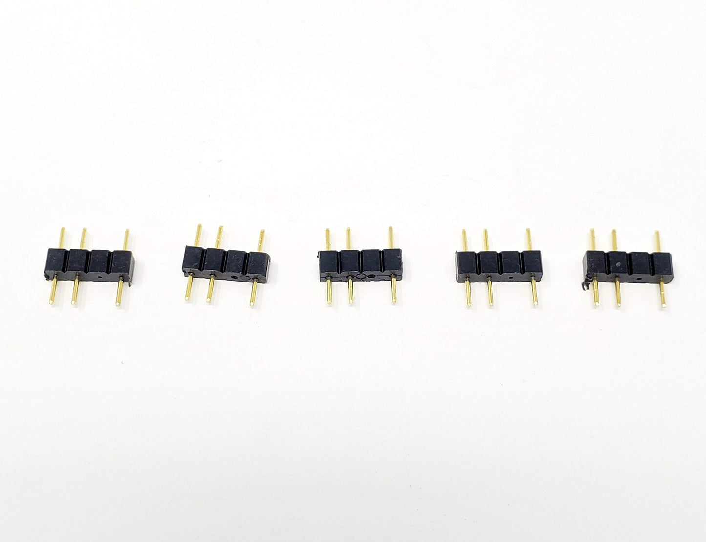 Micro CONNECTORS 30 cm (11.81 Inches) 3-Pin Addressable RGB (ARGB) 1 to 4 Splitter Cable - 30cm with Male Pins