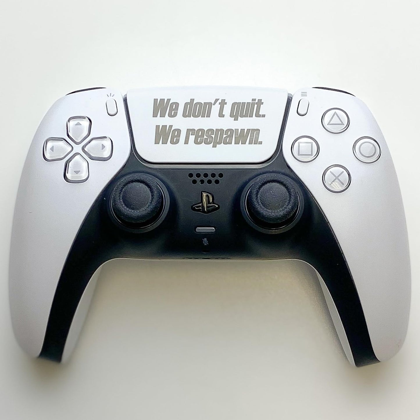 Sony Personalized PlayStation 5 DualSense Wireless Controller - Custom Engraved Colors & Designs - White - Make your controller unique with a