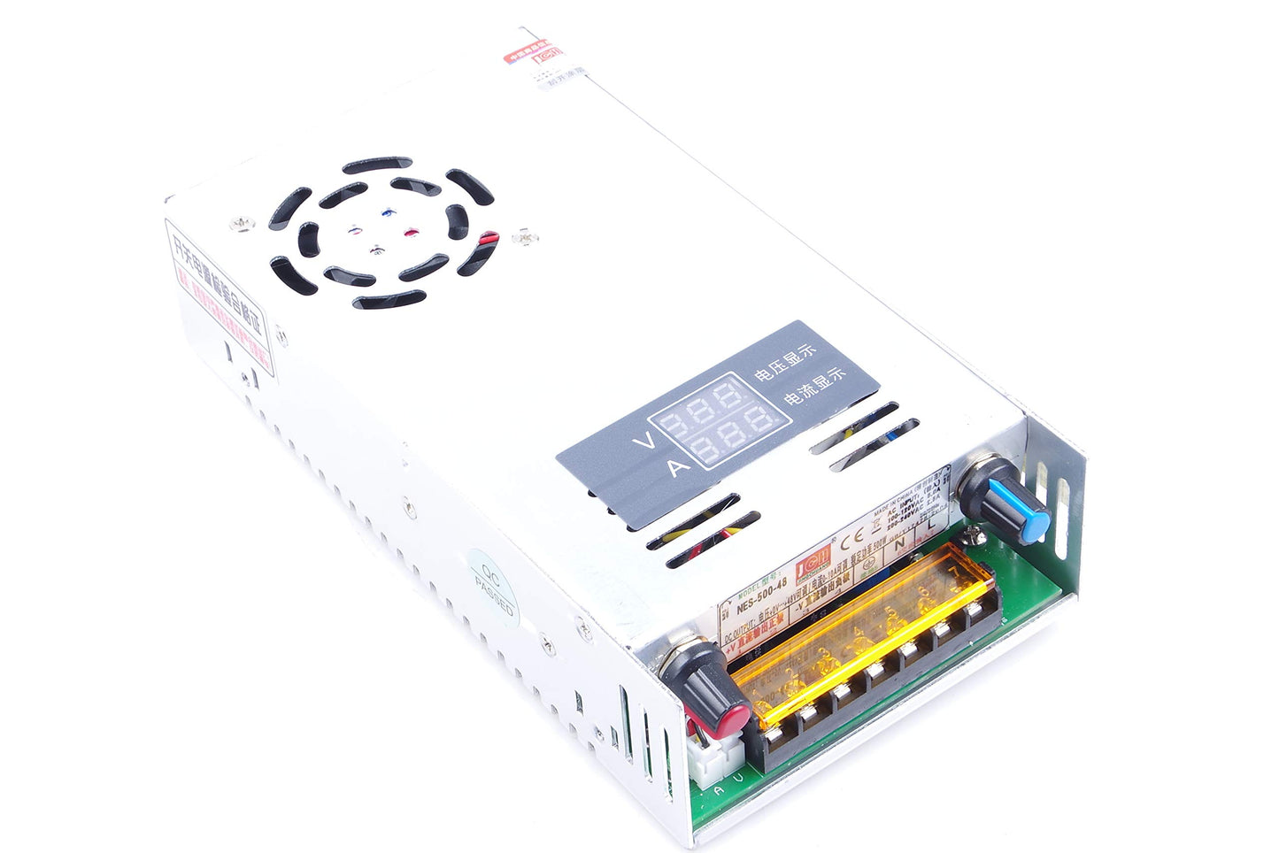 LIVISN Adjustable DC Power Voltage Converter AC 110V - 220V to DC 0-48V 0-10A Module Switching Power Supply Digital Display 500W Voltage Regulator…