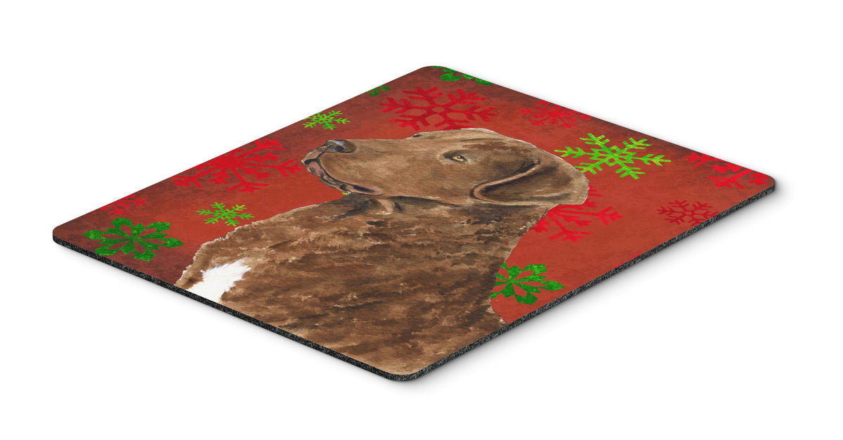 Caroline's Treasures SS4738MP "Chesapeake Bay Retriever Red Snowflakes Holiday Christmas Mouse Pad, Hot Pad or Trivet" for Home Office Gaming Working