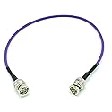 AV-Cables 12G 4K HD SDI BNC - BNC Cable 4855R Mini RG59 (6ft, Violet)