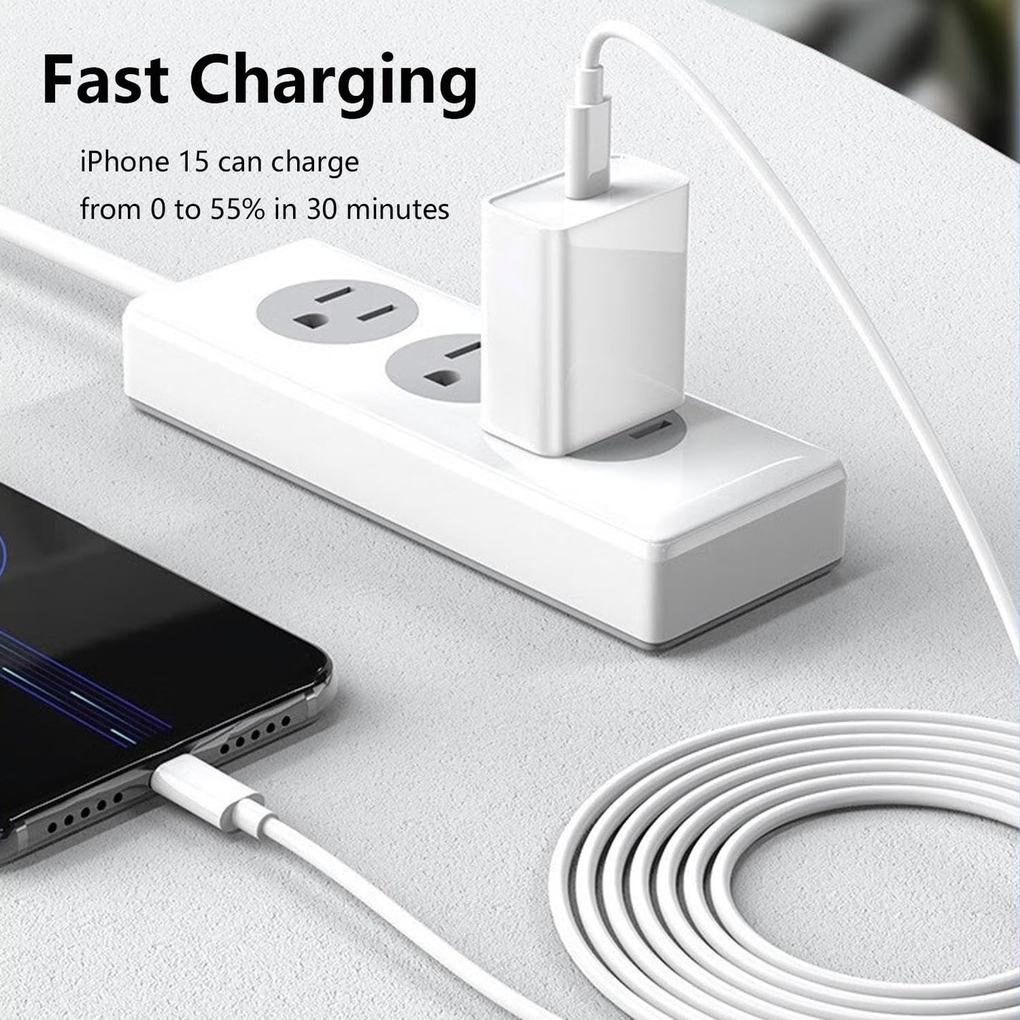 Pocxwa USB C to USB C Charger Cable, 60W USBC Fast Charging Cord 5Ft Compatible with Google Pixel 10 9 8 7 6 5 4 3 2 Series Smartphones, Pixel Tablet