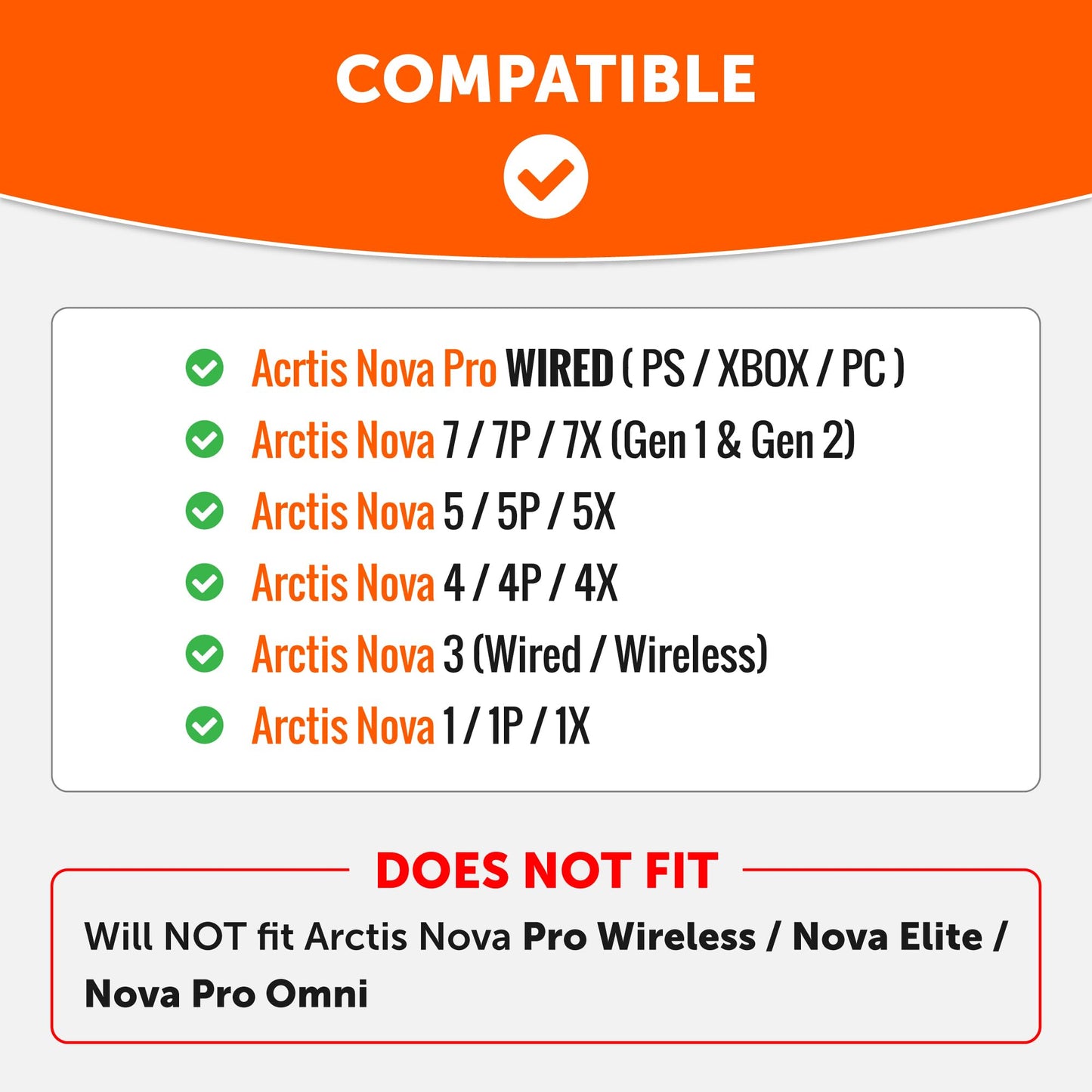 WC StealthZ Arctis Nova - FPS Oriented Earpads for Steelseries Arctis Nova Headphones by GadgetryTech & Wicked Cushions | Enhanced Sound Precision