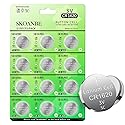 SKOANBE 12 Pack CR1620 3V Lithium Battery for Car Remote Key Fob