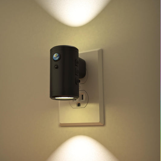 LED wall mounted night light, remote control and APP control, multiple light color options, suitable for corridor, bedroom, staircase, bathroom