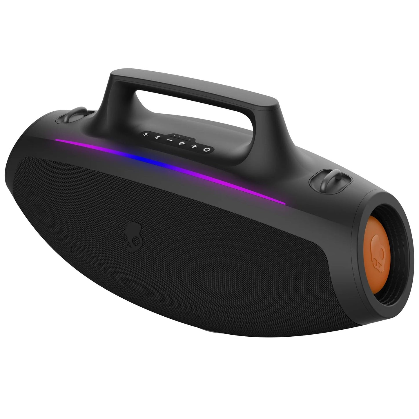 Skullcandy Barrel XT Bluetooth Boombox Party Speaker, Water-Resistant Portable Speaker, LED Lightshow Mode, 12 Hour Battery, Multi-Link