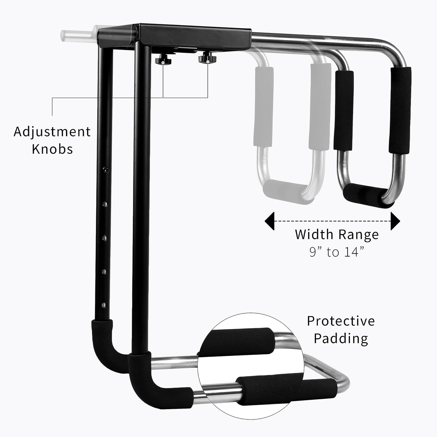 VIVO X-Large Heavy Duty Adjustable Computer CPU Tower Stand with Secure Locking, Holds up to 66 lbs, MOUNT-PC04L