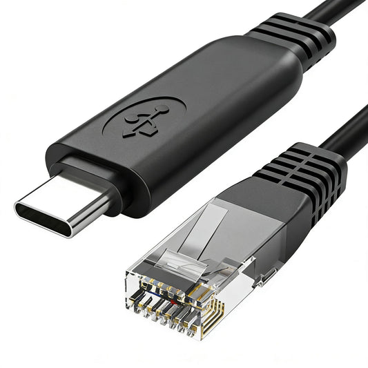 5 ft USB C to RJ45 Gigabit Ethernet Adapter, USB-C to Ethernet Cable with Built-in Network Card Chip, 1000Mbps LAN Adapter for Laptop,Tablet, Phone