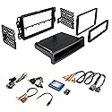 American International Chevy Silverado/Tahoe/Suburban/Yukon & GMC Sierra (2007-2013) Double DIN or Single ISO w/Pocket Radio Dash Kit, Retains SWC