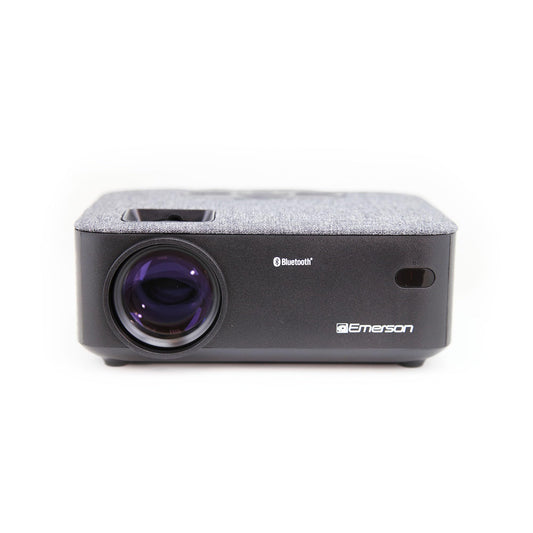 Emerson EVP-2001C 150" Portable Projector with 100" Portable Screen, Bluetooth, HDMI & USB Inputs, Dual Speakers, and Carrying Case - Ideal for Movie