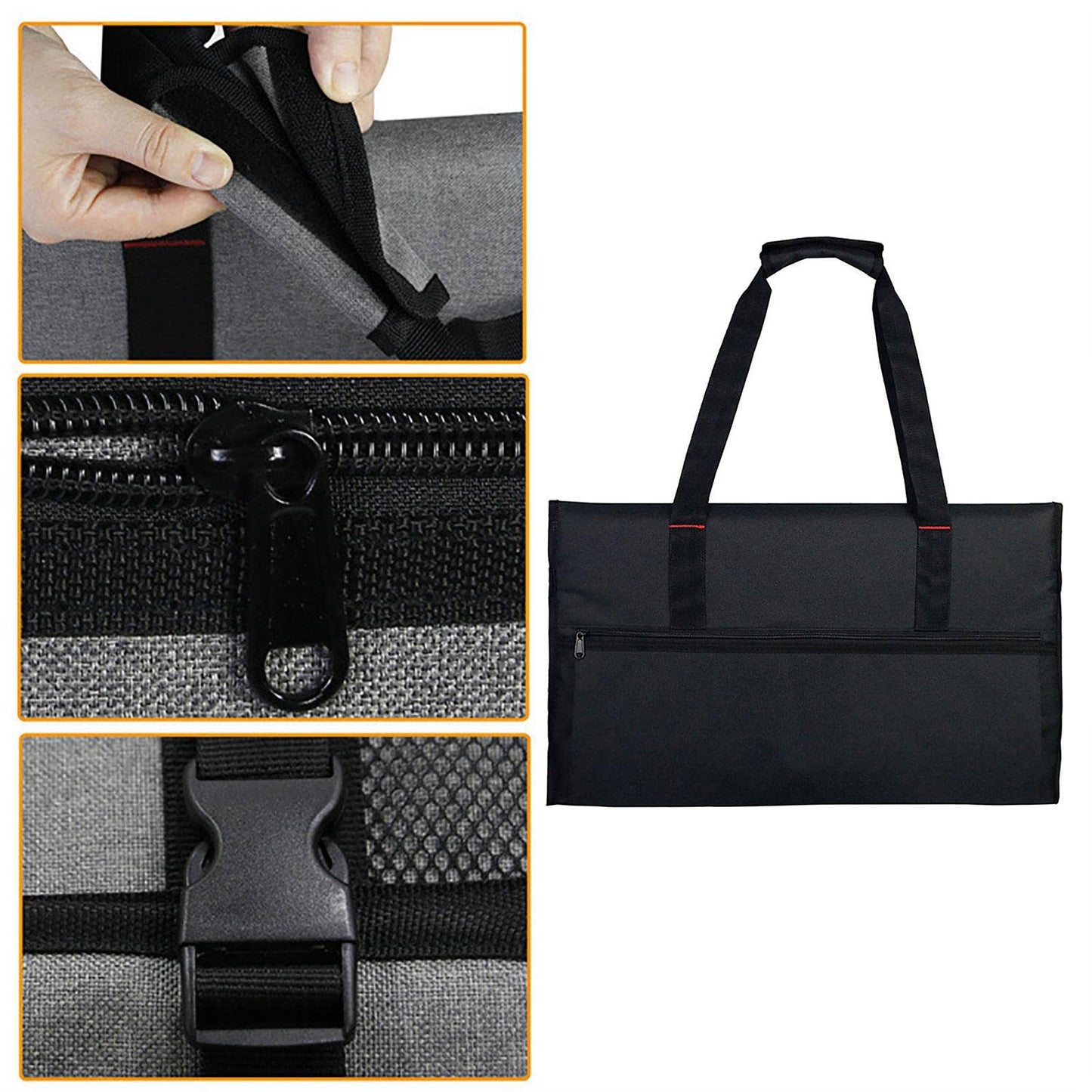 Rhinoon Carrying Case, AdjustableComputer Bag with Multiple Pockets for 20-24in Screens