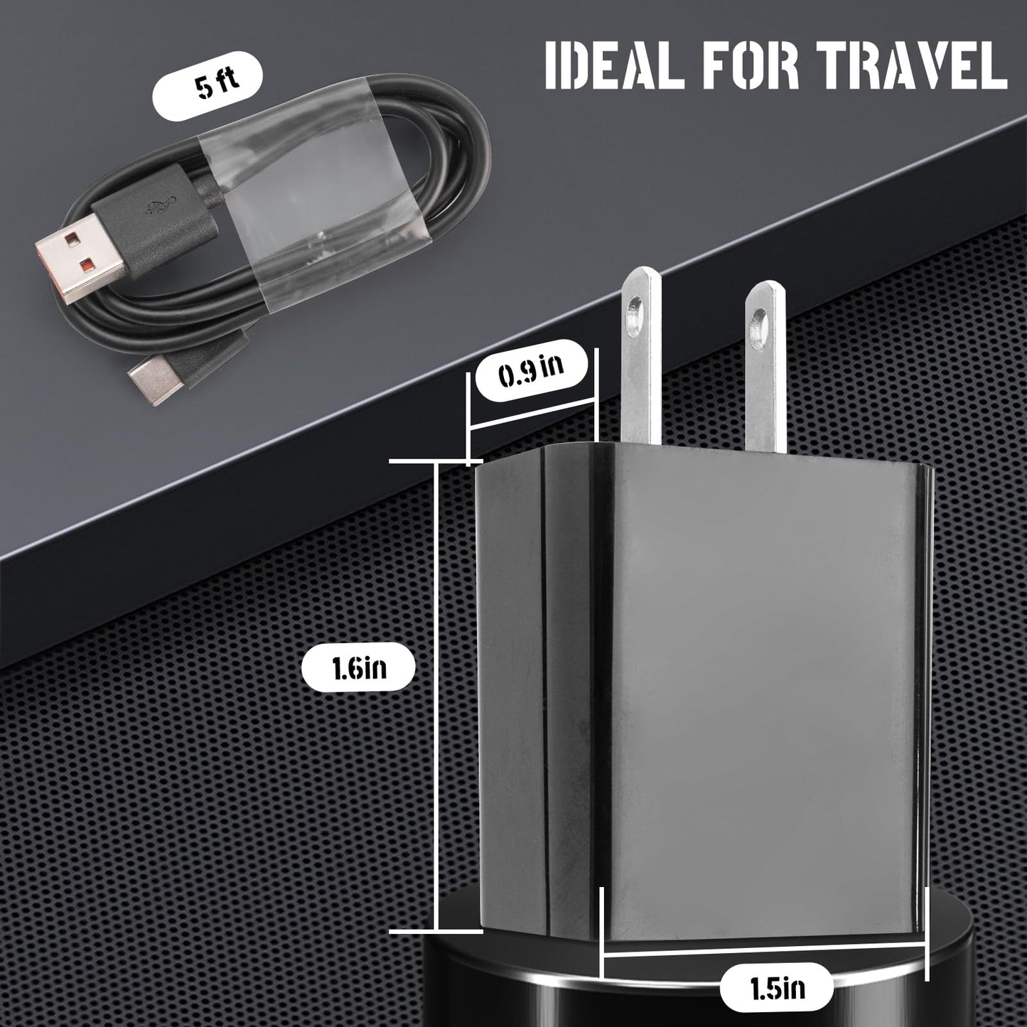 JMDDS USB Charger Charging Cable Cord [Micro-USB] Fast Charge for Wireless Bluetooth Speakers Headphone Headset Earphone, and More