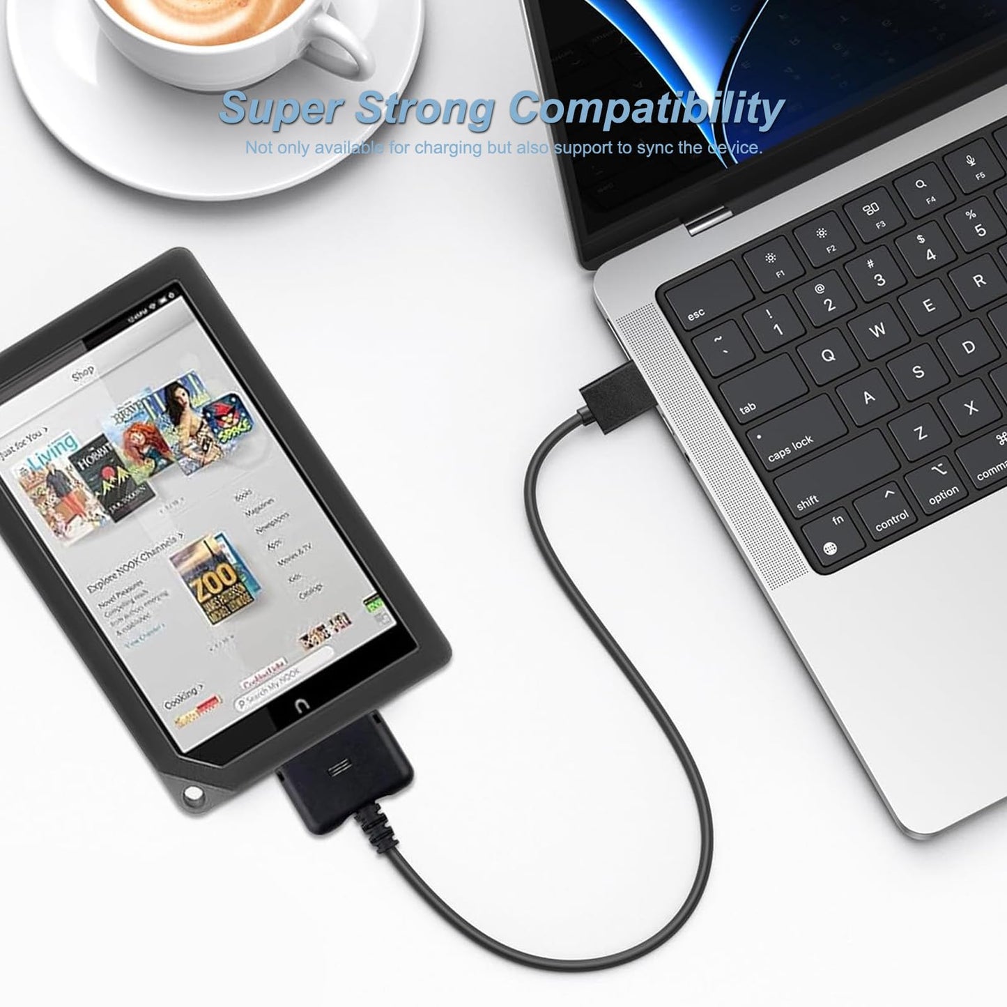 5V Charger for Barnes & Noble Nook Hd HD Plus 7 Inch + 9 Inch BNTV400 BNTV600 Tablet USB Charging Cable Cord Wire