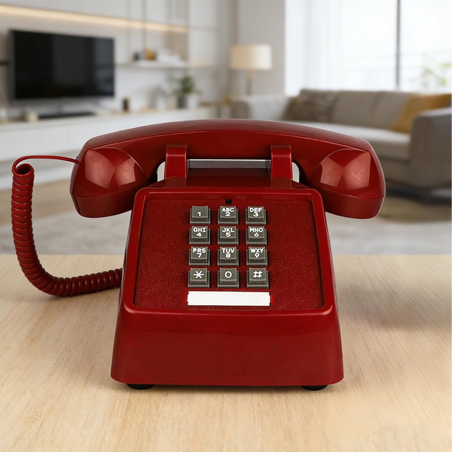 Benotek Landline Phone for Home Retro Amplified Single Line Corded Desk Telephone with Extra Loud Ringer Land Line House Phone Old Fashion Telephones
