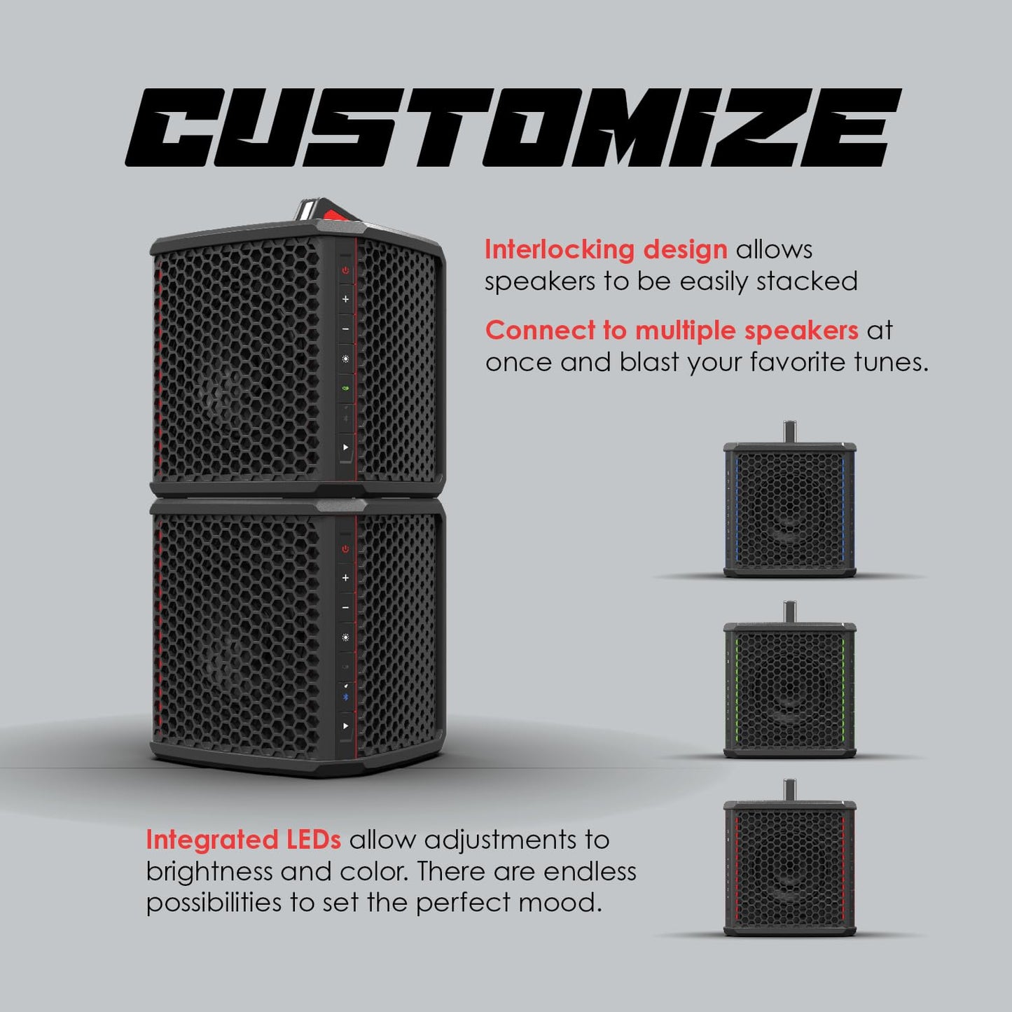 Wet Sounds Portable Bluetooth Speaker with Lithium Ion Battery, IP67 Rating, Powerful Bass 40 Hour Playtime, Wireless SKAA Connect Technology,