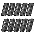 POHFP USB C Female to Female Connector, 10Pack USBC Coupler Supports Up to 10Gbps Data Transfer and 100W Fast Charging