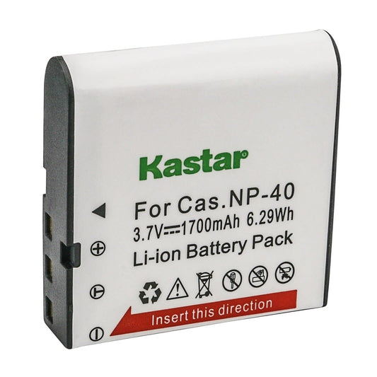 Kastar 1-Pack Battery NP-40 Replacement for Minolta NP-40 Battery, Minolta MN4K100Z 4K Ultra HD, Minolta MN4K30NV 4K Ultra HD / 30 MP, Minolta