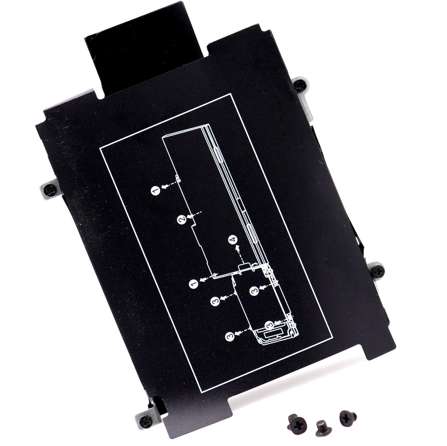 Deal4GO 2.5" SATA Hard Drive Caddy HDD Bracket 732680-001 766644-001 Replacement for H P ZBook 14 G3 ZBook 14 G4 ZBook 15U G4 Elitebook 845 G3 845 G4