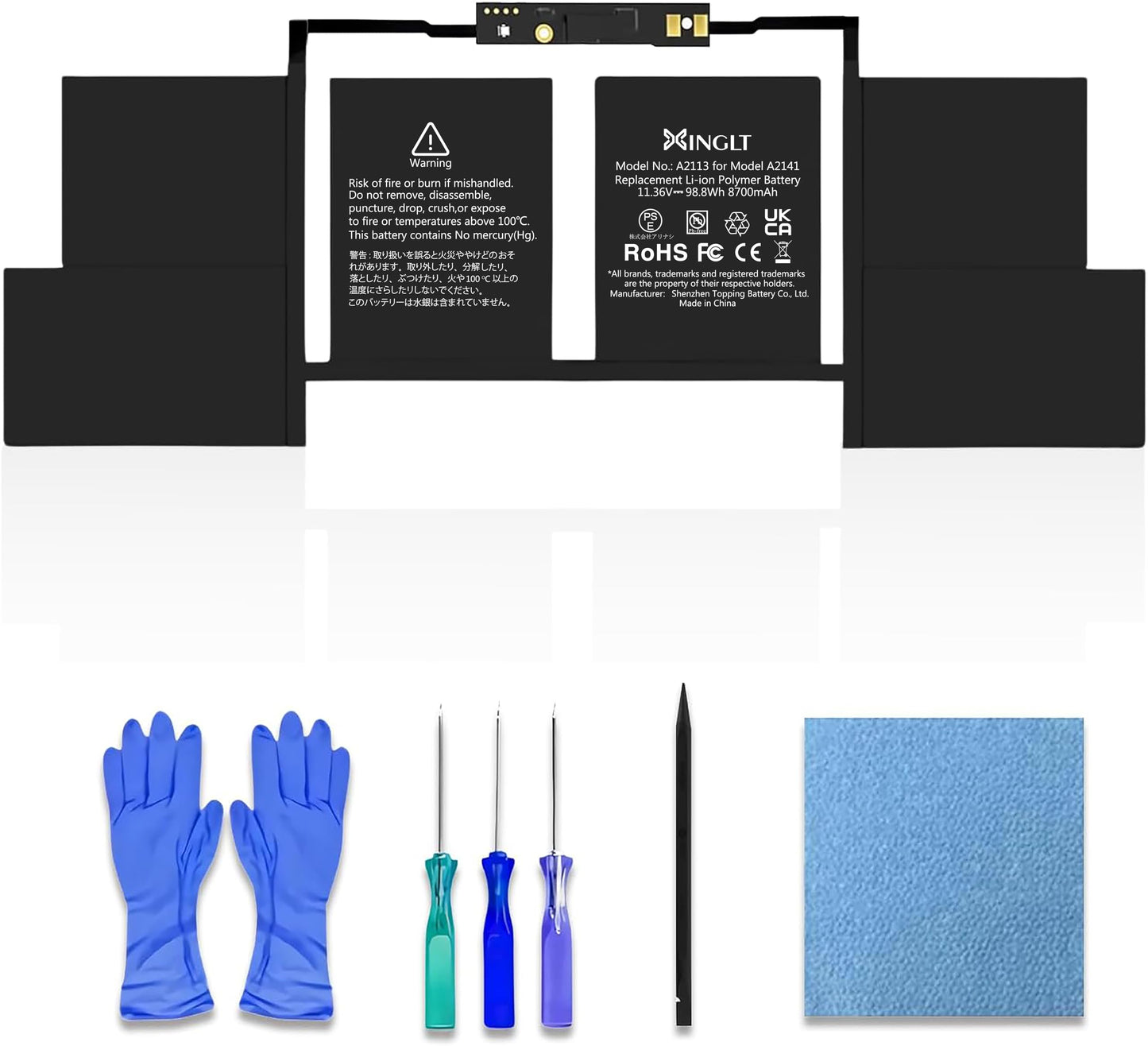 XINGLT MacBook Pro A2141 Replacement Battery A2113 Battery for 16-inch Year 2019 MacBook Pro A2141 EMC 3347