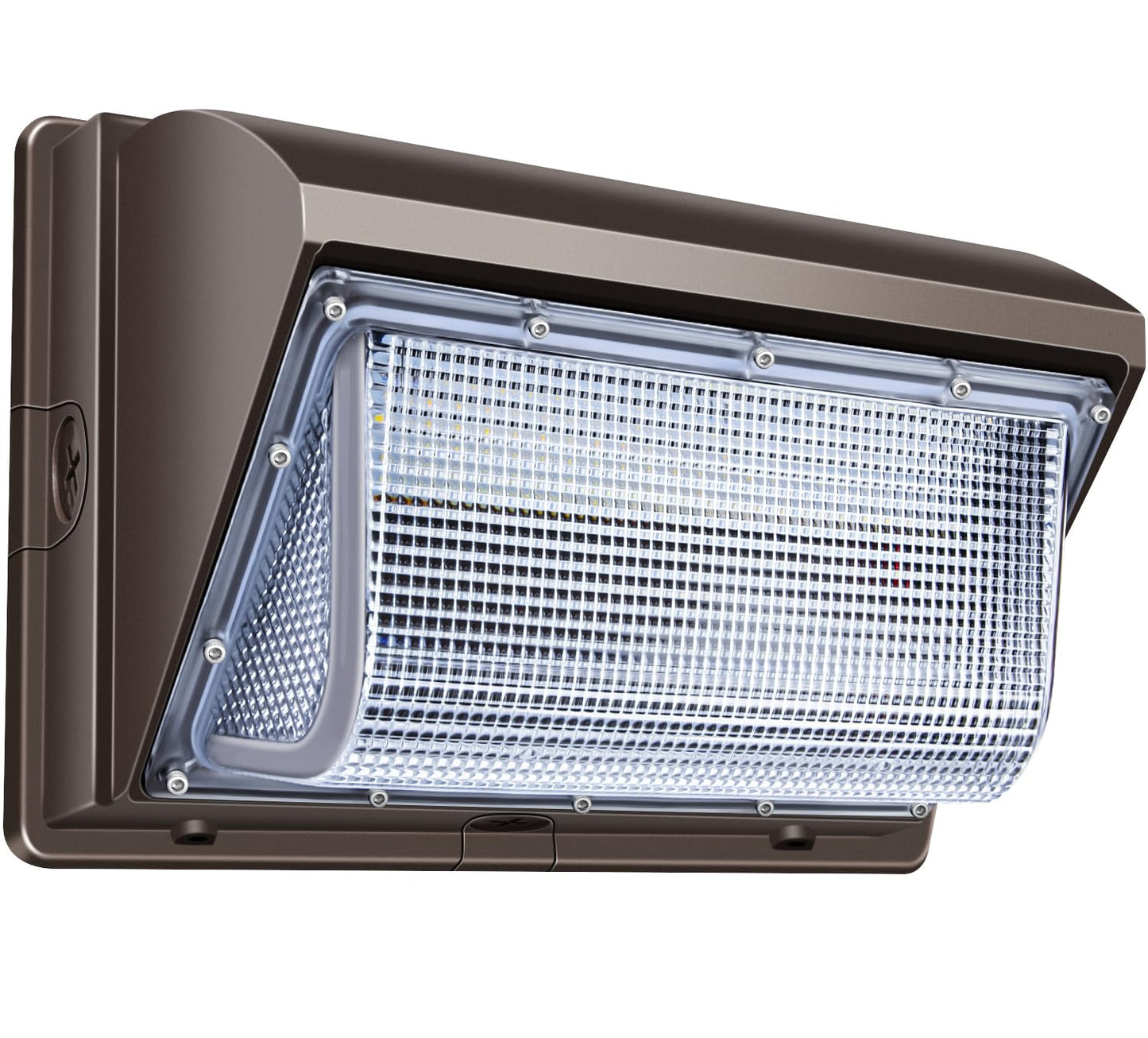 ledmo LED Wall Pack Lights 120W - 15600LM Switch Control 5000K Wall Mount Lighting Commercial and Industrial Outdoor Security Flood Lighting