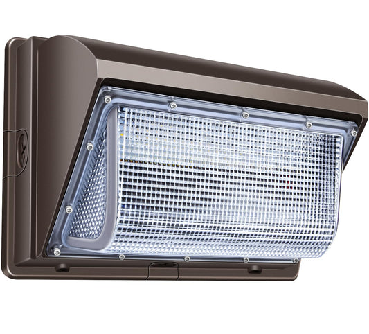 ledmo LED Wall Pack Lights 120W - 15600LM Switch Control 5000K Wall Mount Lighting Commercial and Industrial Outdoor Security Flood Lighting